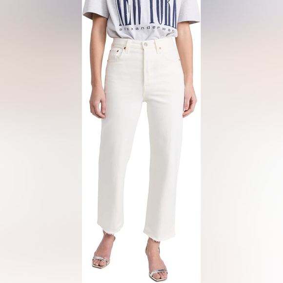 LEVI'S Ribcage Straight Ankle in Cloud Over Size 27 - Picture 7 of 16